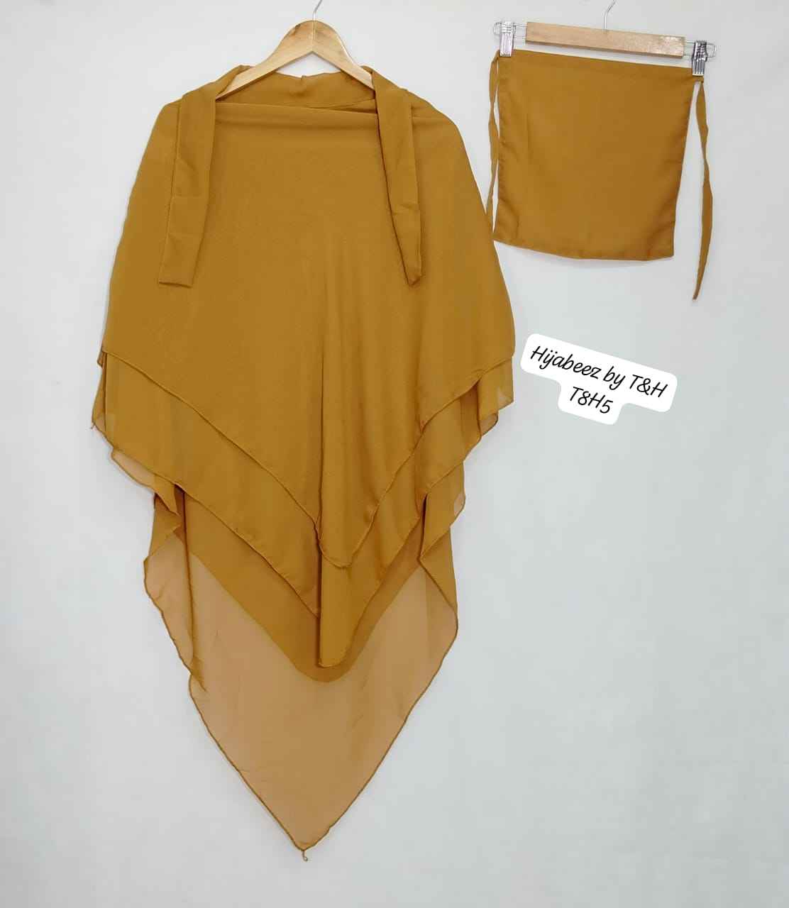 3 LAYER HIJAB SET 2 PEC SET 3 LYER KHIMAR WITH NIKAB