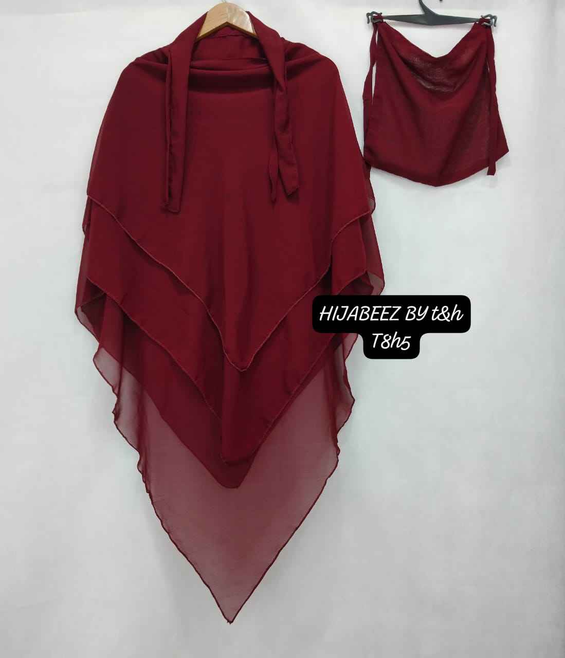 3 LAYER HIJAB SET 2 PEC SET 3 LYER KHIMAR WITH NIKAB