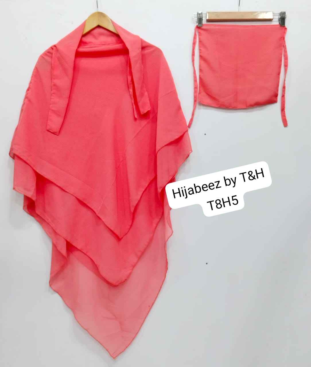 3 LAYER HIJAB SET 2 PEC SET 3 LYER KHIMAR WITH NIKAB