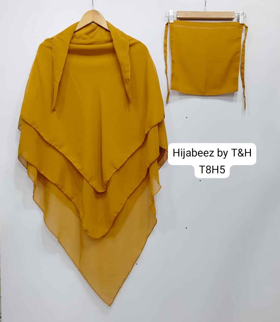 3 LAYER HIJAB SET 2 PEC SET 3 LYER KHIMAR WITH NIKAB
