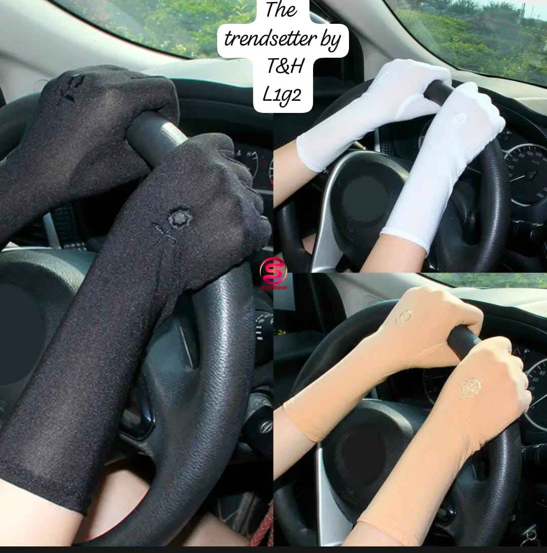 Ladies Hand Sun Protecting Hijab Gloves