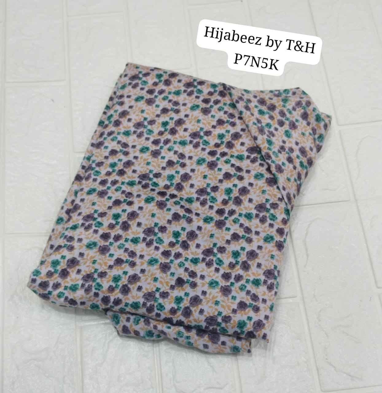 Graceful Printed Khimar for Daily Namaz