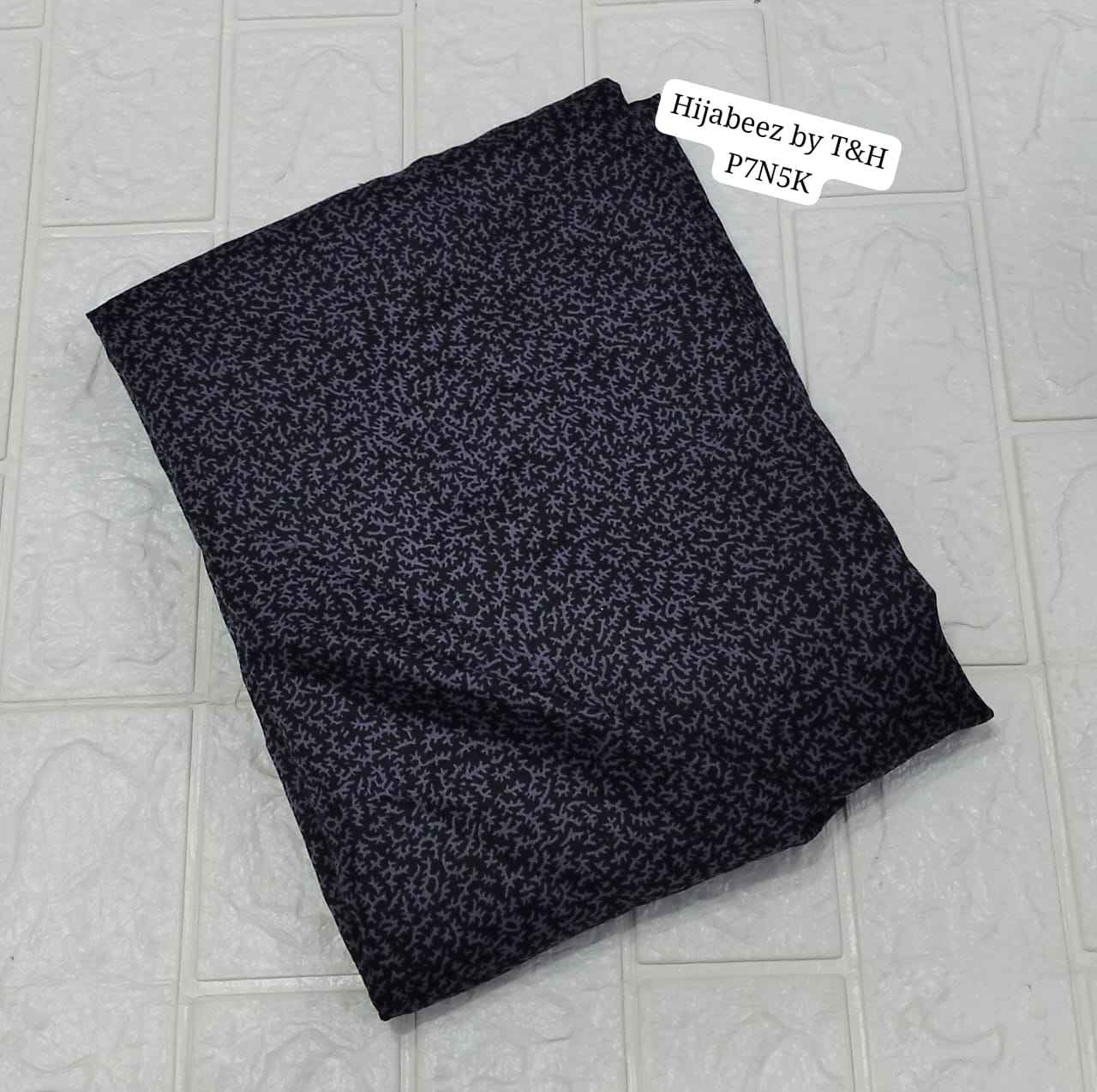 Classic Printed Khimar for Prayer and Modesty