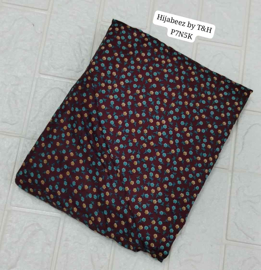 Printed Namaz Khimar for Elegant Prayer Wear