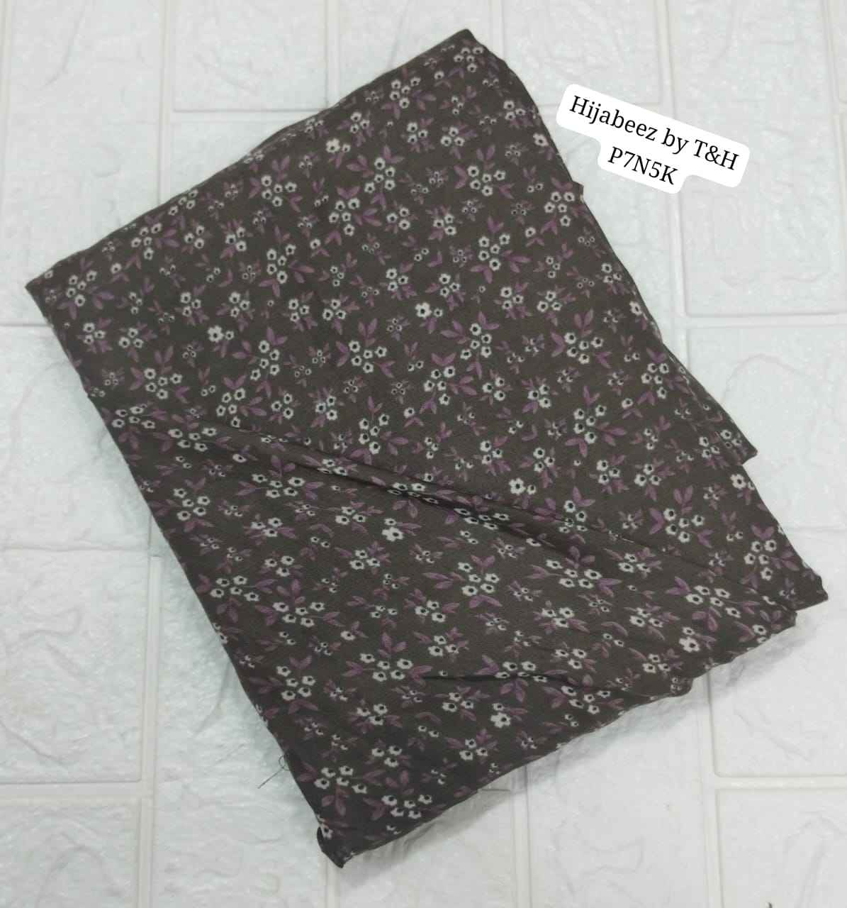 Printed Namaz Khimar for Elegant Prayer Wear