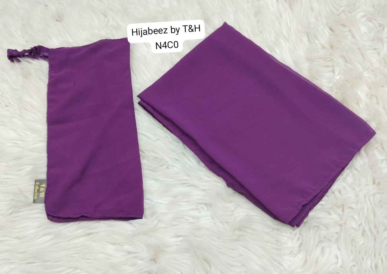 HIJAB 2 PEC LASTIC NIKAB WITH SCARF SET