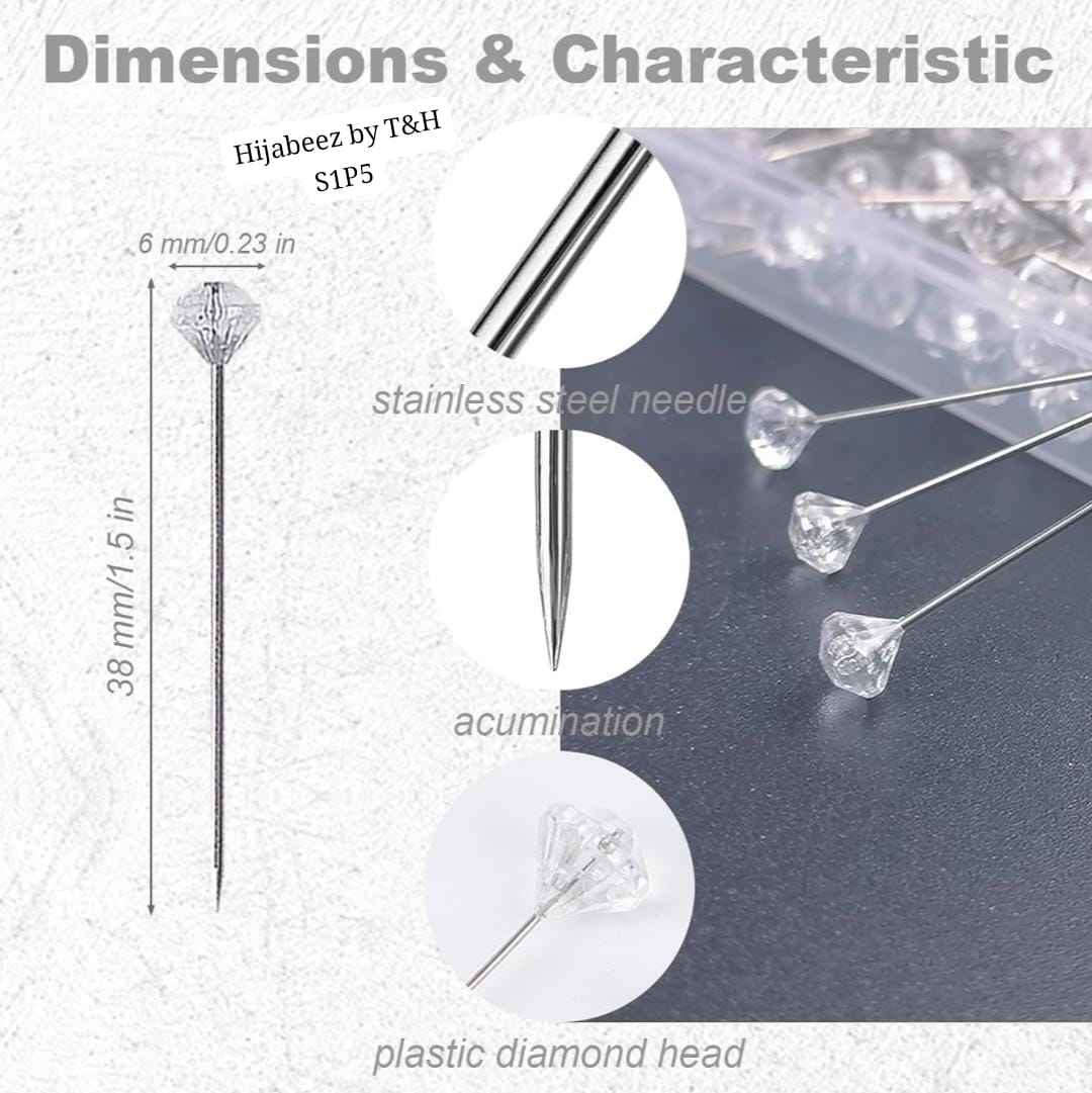 Diamond Scarf Pins for Elegant and Secure Fastening