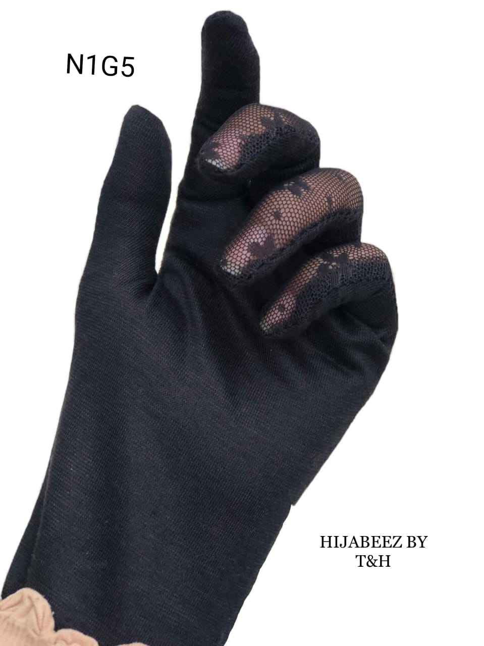 Imported Net Gloves for Elegant and Breathable Wear