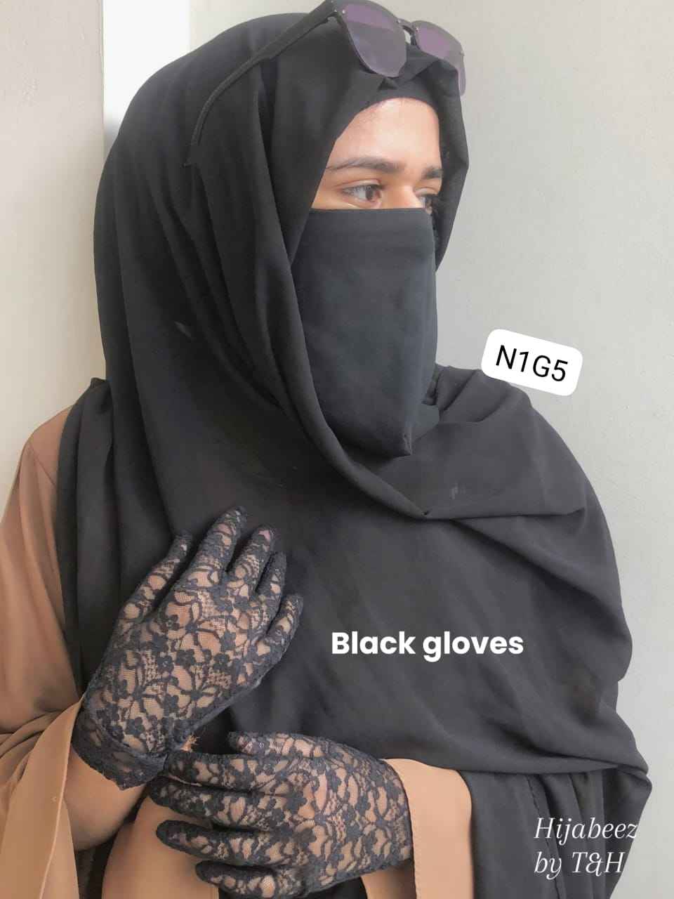 Imported Net Gloves for Elegant and Breathable Wear