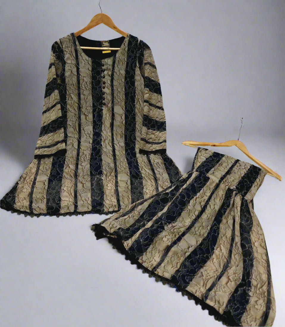 Traditional Gharara 2-Piece Set for Women