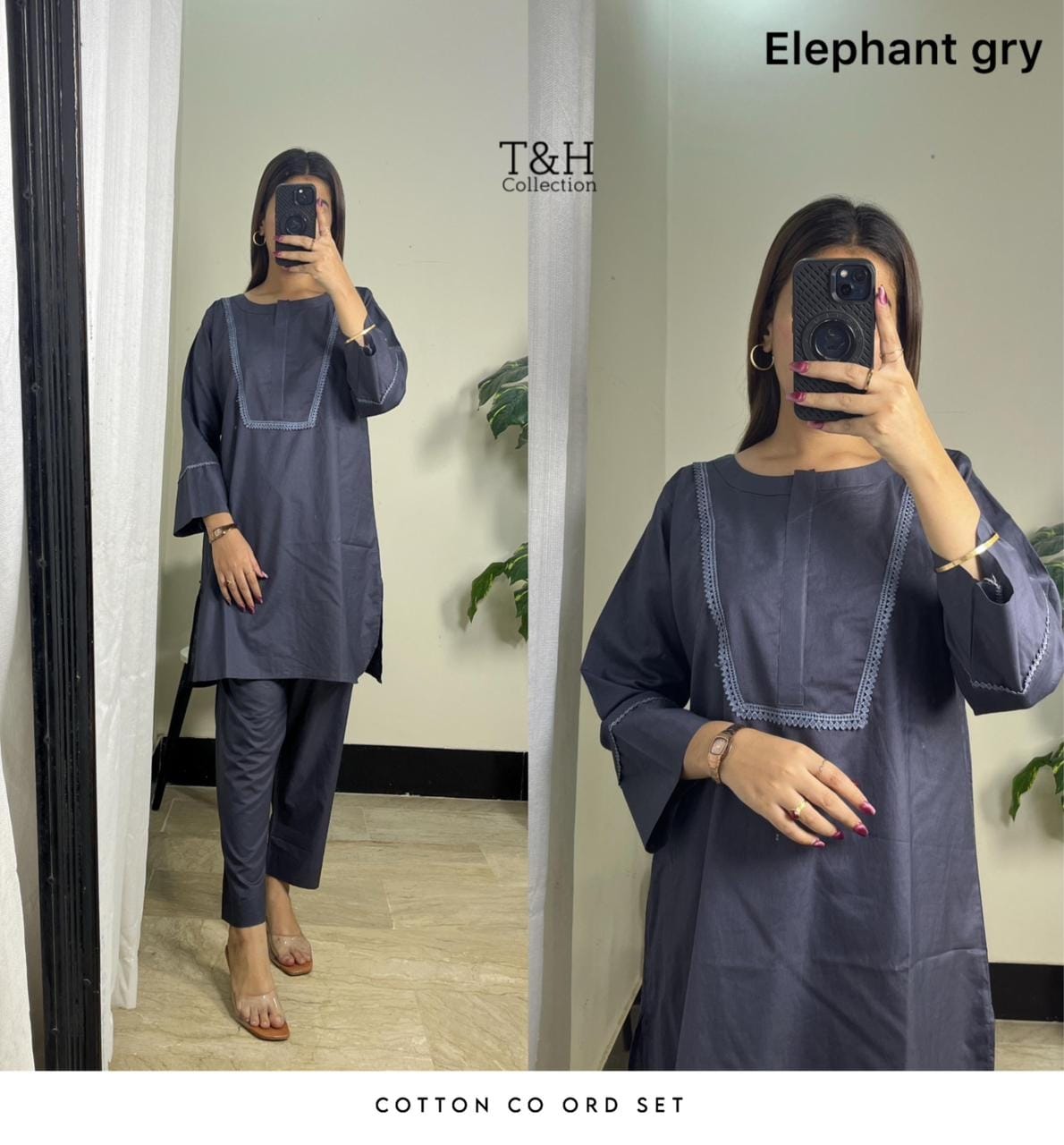 Elegant 2-Piece Cotton Cord Set