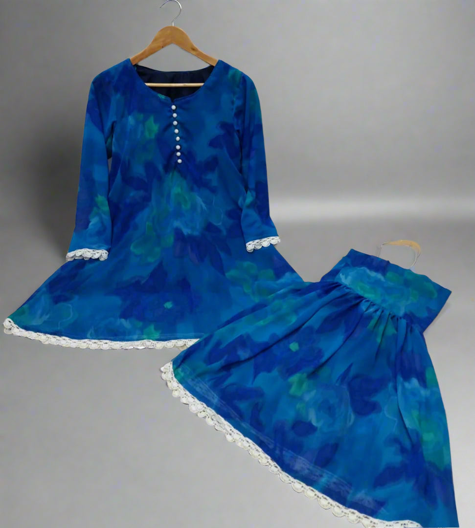 Traditional Gharara 2-Piece Set for Women