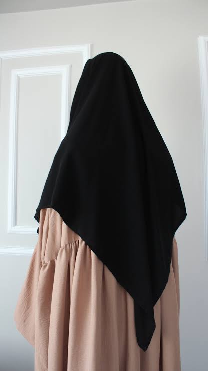 1-Layer Khimar Lightweight & Full Coverage Islamic Headscarf