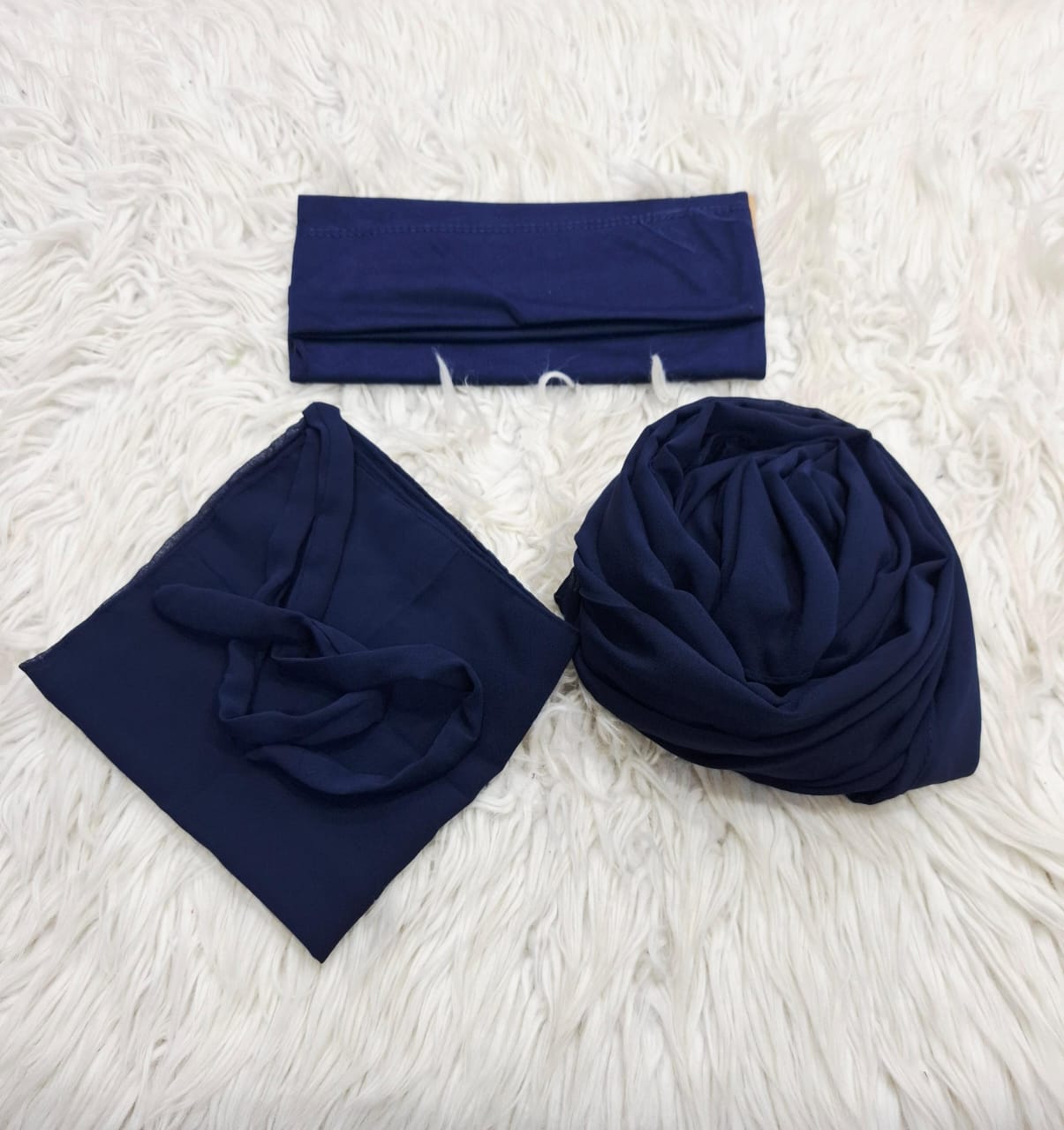 3 Piece Niqab Scarf Cap Set – Modest Islamic Wear For Women