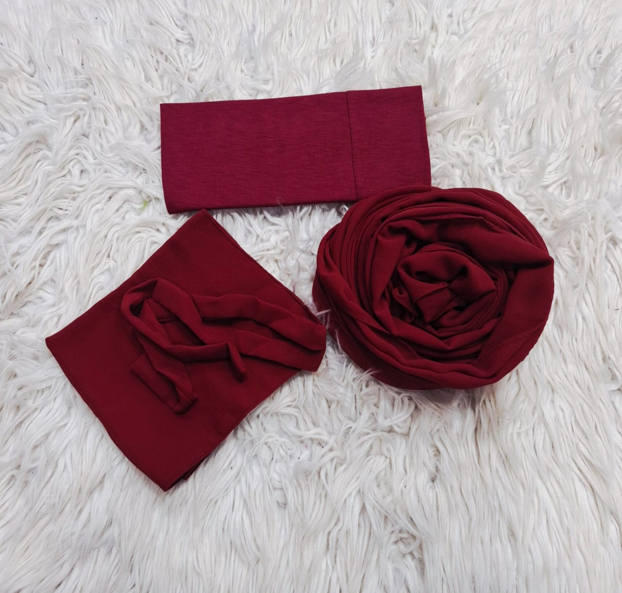 3 Piece Niqab Scarf Cap Set – Modest Islamic Wear For Women