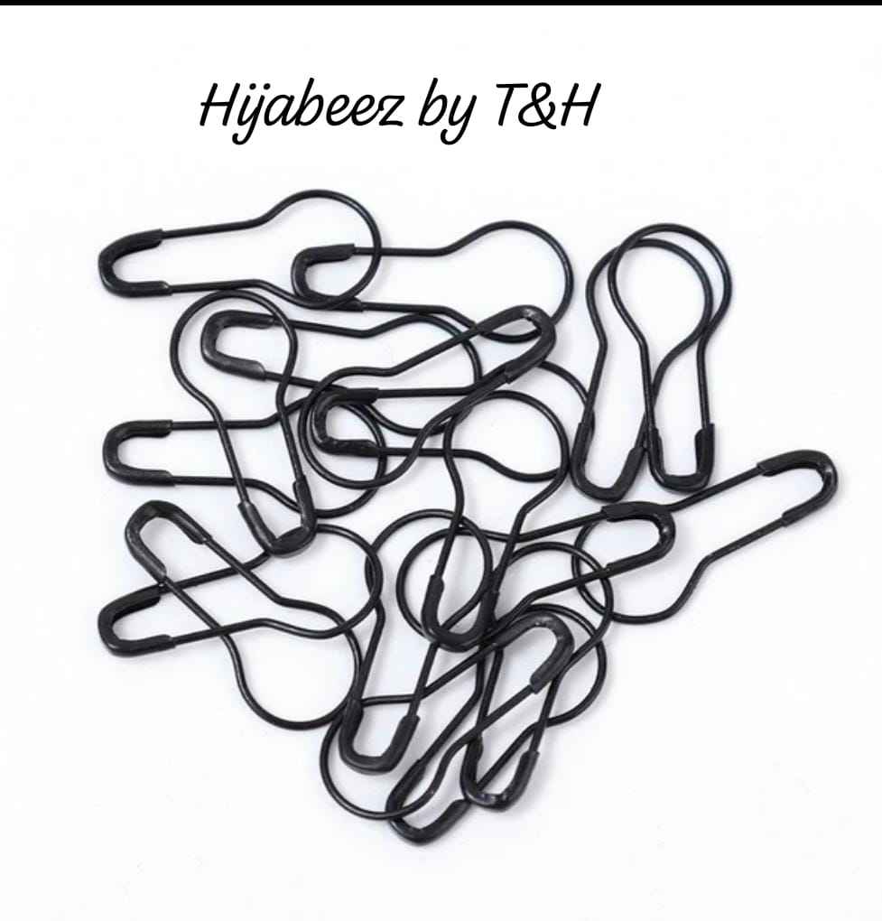 Pack of 50 Hijab loop up pear Pins