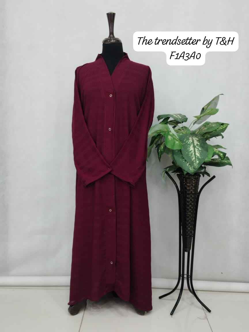 FRONT OPEN FANCY ABAYA LIGHTWEIGHT SPEICLY FOR SUMMER