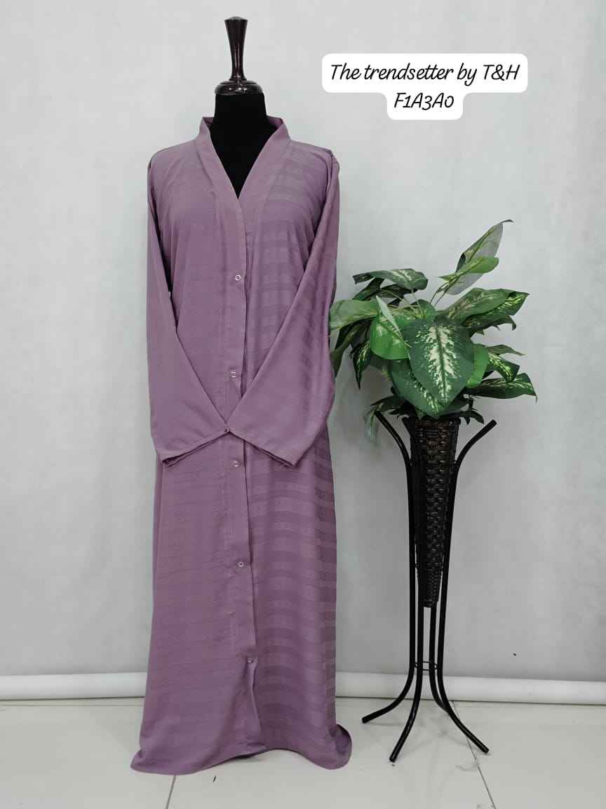 FRONT OPEN FANCY ABAYA LIGHTWEIGHT SPEICLY FOR SUMMER