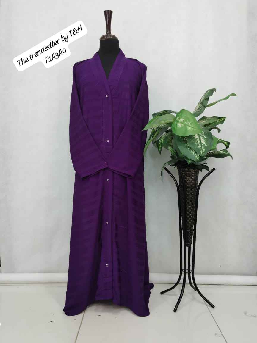 FRONT OPEN FANCY ABAYA LIGHTWEIGHT SPEICLY FOR SUMMER