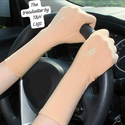Ladies Hand Sun Protecting Hijab Gloves
