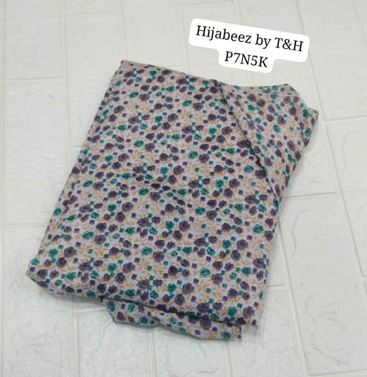 Graceful Printed Khimar for Daily Namaz