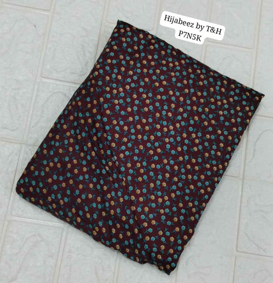 Printed Namaz Khimar for Elegant Prayer Wear