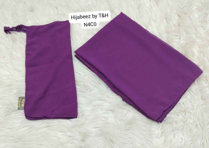 HIJAB 2 PEC LASTIC NIKAB WITH SCARF SET