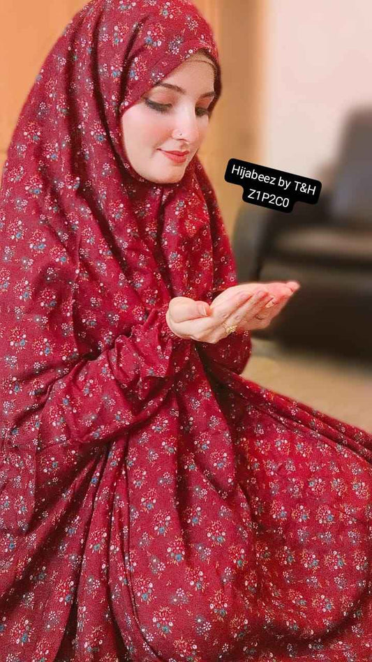Zip Pocket Big Size Ready-to-Wear Namaz Chadar