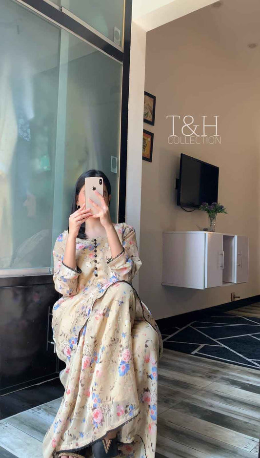 Elegant 2-Piece Gharara Set for Stylish Occasions