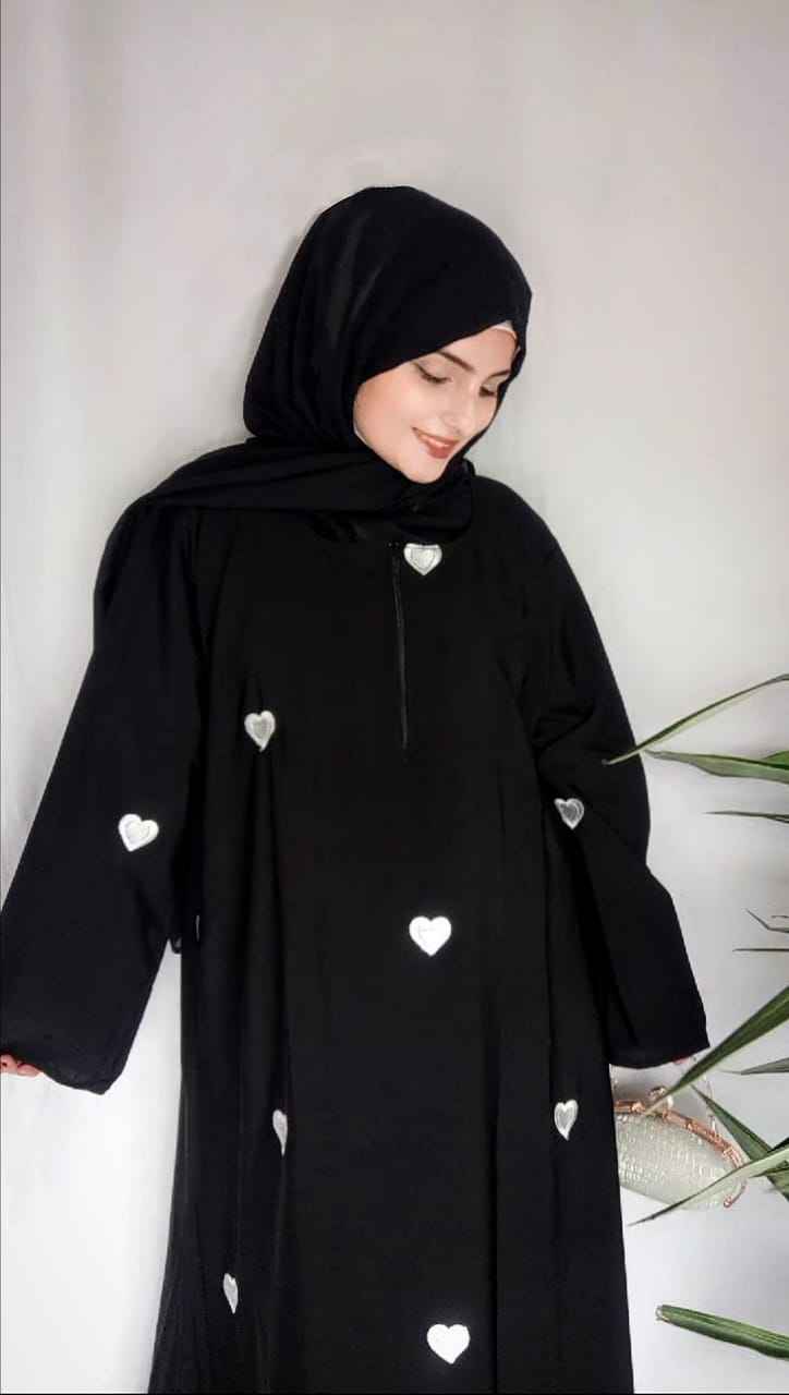 Heartful Premium Embroidered Abaya