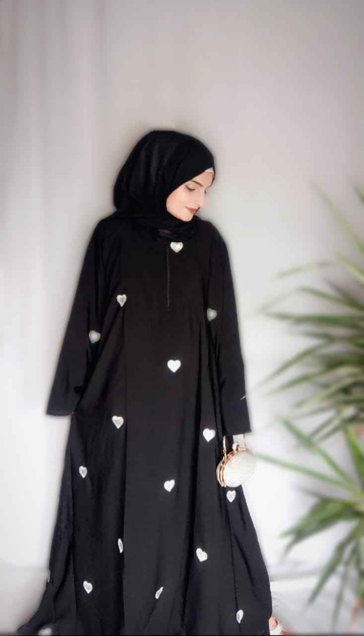 Heartful Premium Embroidered Abaya