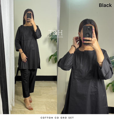 Elegant 2-Piece Cotton Cord Set