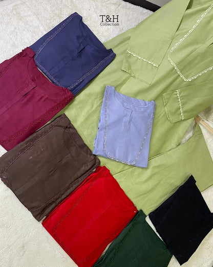 Elegant 2-Piece Cotton Cord Set