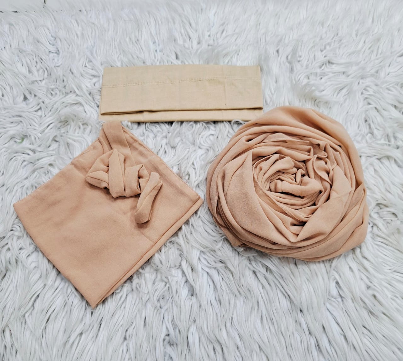 3 Piece Niqab Scarf Cap Set – Modest Islamic Wear For Women