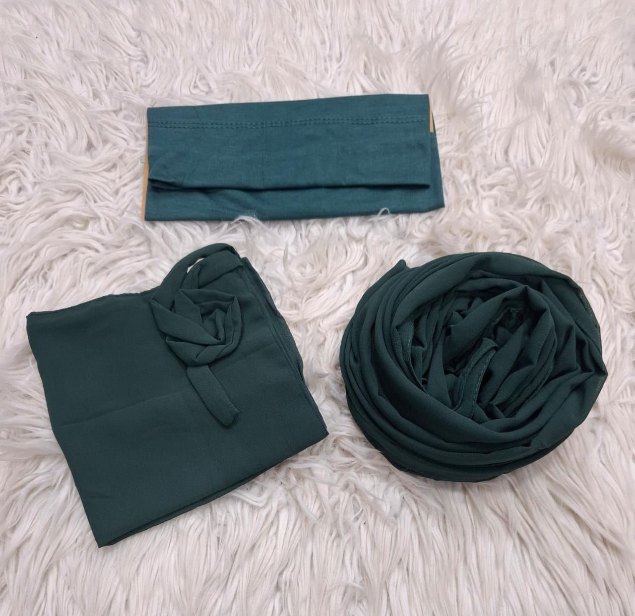 3 Piece Niqab Scarf Cap Set – Modest Islamic Wear For Women