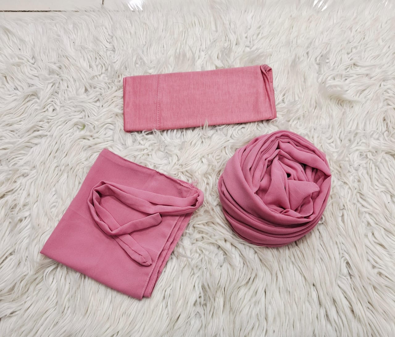 3 Piece Niqab Scarf Cap Set – Modest Islamic Wear For Women