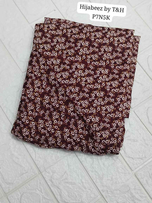 Printed Namaz Khimar for Elegant Prayer Wear