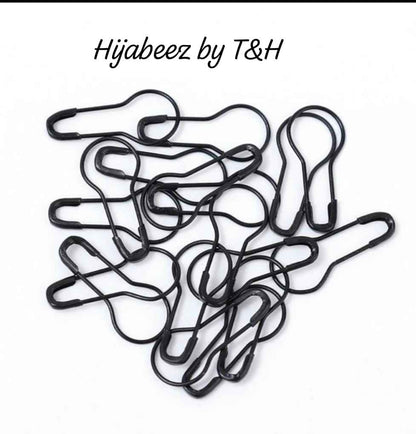 Pack of 50 Hijab loop up pear Pins