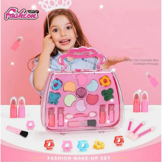 Kids Makeup Toy Set In Handbag Case