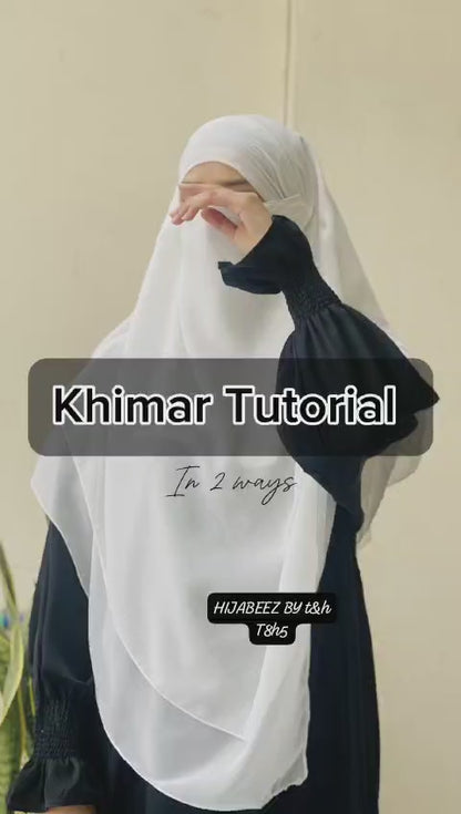3 LAYER HIJAB SET 2 PEC SET 3 LYER KHIMAR WITH NIKAB