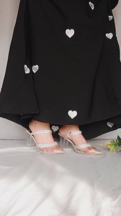 Heartful Premium Embroidered Abaya
